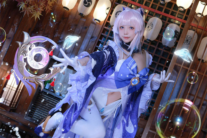 水淼 aqua《珊瑚宫心海》：看着软萌，其实战术书都翻烂了