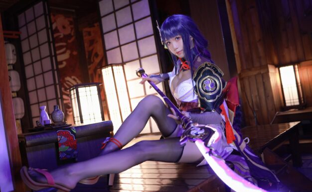 水淼 aqua《雷电将军》：这还原度，稻妻售后部都想给五星