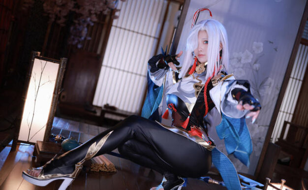 水淼 aqua《申鹤》：这清冷感，璃月山风都要绕着走