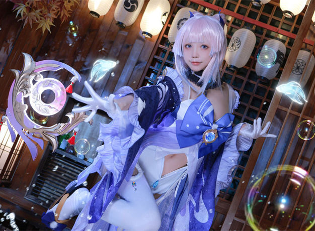 水淼 aqua《珊瑚宫心海》：看着软萌，其实战术书都翻烂了